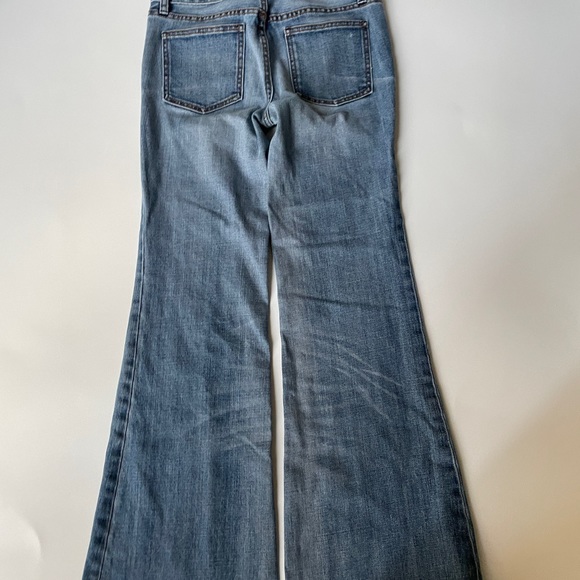 Tory Burch Wide Leg Jeans High Rise Size 25 - Picture 6 of 12